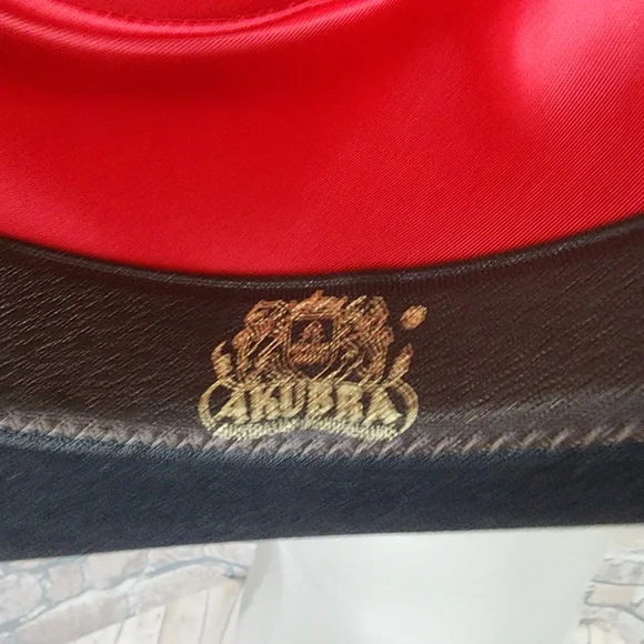 Akbura Snowy River Cowboy Hat Pure Fur Felt Size 56 Black Australia - Picture 8 of 10